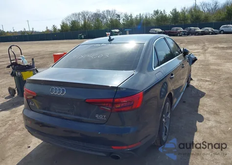 2017 Audi A4 2.0T Premium из США, поврежденный, VIN WAUENAF46HN023687